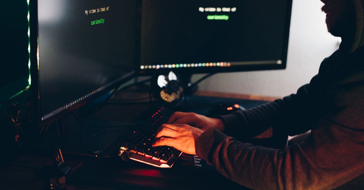 Cybersecurity and password protection on screen